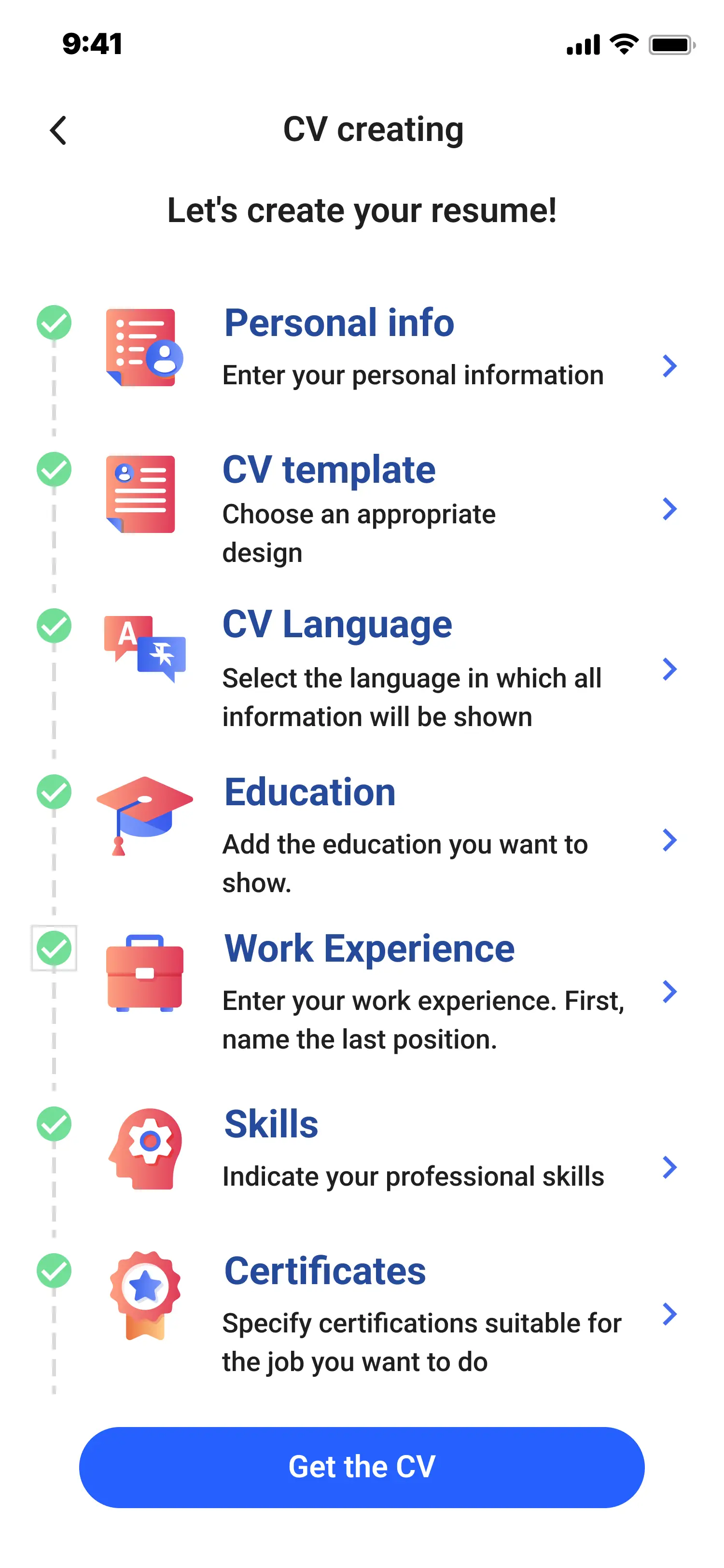 ESSA.app screen 4